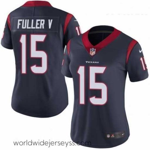 Superbly made Womens Nike Houston Texans 15 Will Fuller V Elite Navy Blue Team Color NFL Jersey