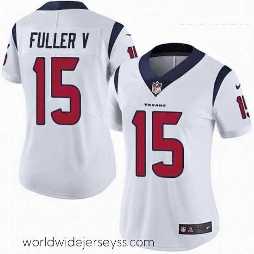 Superbly made Womens Nike Houston Texans 15 Will Fuller V Elite White NFL Jersey