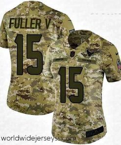 Exquisitely designed Womens Nike Houston Texans 15 Will Fuller V Limited Camo 2018 Salute to Service NFL Jersey