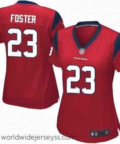 Superbly made Womens Nike Houston Texans 23 Arian Foster Game Red Alternate NFL Jersey