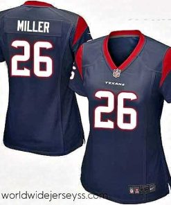 Superbly made Womens Nike Houston Texans 26 Lamar Miller Game Navy Blue Team Color NFL Jersey