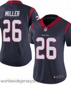 Superbly made Womens Nike Houston Texans 26 Lamar Miller Limited Navy Blue Team Color Vapor Untouchable NFL Jersey