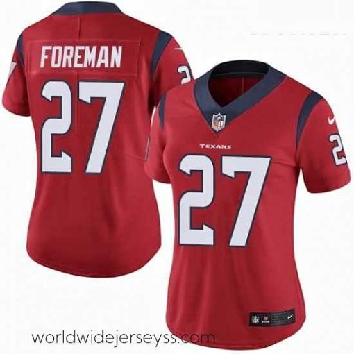 Marvelously styled Womens Nike Houston Texans 27 DOnta Foreman Elite Red Alternate NFL Jersey