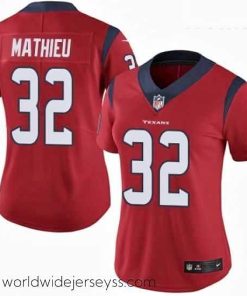 Superbly made Womens Nike Houston Texans 32 Tyrann Mathieu Game Red Alternate NFL Jersey