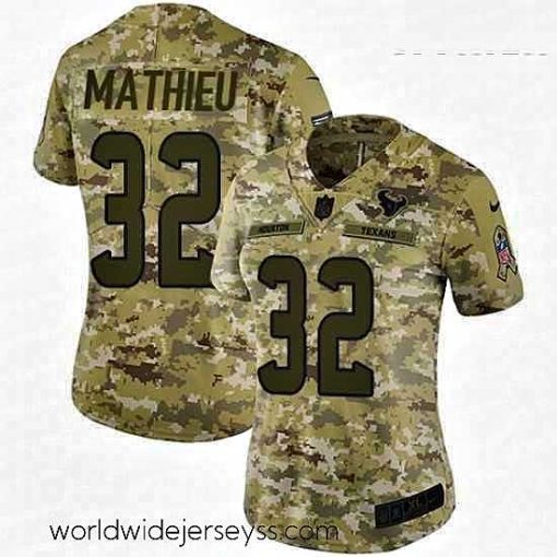 Finely crafted Womens Nike Houston Texans 32 Tyrann Mathieu Limited Camo 2018 Salute to Service NFL Jersey