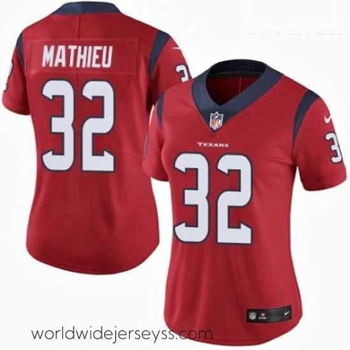 Superbly made Womens Nike Houston Texans 32 Tyrann Mathieu Red Alternate Vapor Untouchable Elite Player NFL Jersey
