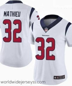 Marvelously styled Womens Nike Houston Texans 32 Tyrann Mathieu White Vapor Untouchable Elite Player NFL Jersey