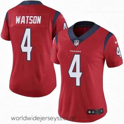 Exceptionally fashioned Womens Nike Houston Texans 4 Deshaun Watson Elite Red Alternate NFL Jersey