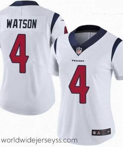 Exceptionally fashioned Womens Nike Houston Texans 4 Deshaun Watson Elite White NFL Jersey