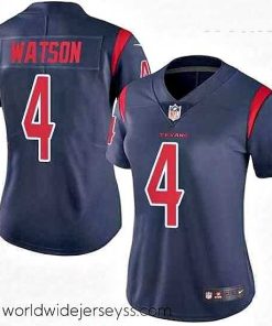Superbly made Womens Nike Houston Texans 4 Deshaun Watson Limited Navy Blue Rush Vapor Untouchable NFL Jersey