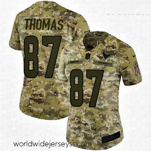 Exceptionally fashioned Womens Nike Houston Texans 87 Demaryius Thomas Limited Camo 2018 Salute to Service NFL Jersey