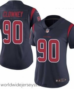 Exceptionally fashioned Womens Nike Houston Texans 90 Jadeveon Clowney Elite Navy Blue Rush Vapor Untouchable NFL Jersey