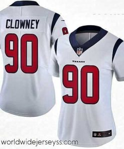 Marvelously styled Womens Nike Houston Texans 90 Jadeveon Clowney Elite White NFL Jersey
