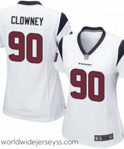 Finely crafted Womens Nike Houston Texans 90 Jadeveon Clowney Game White NFL Jersey