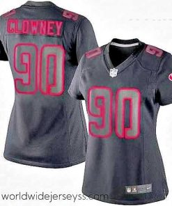Finely crafted Womens Nike Houston Texans 90 Jadeveon Clowney Limited Black Impact NFL Jersey
