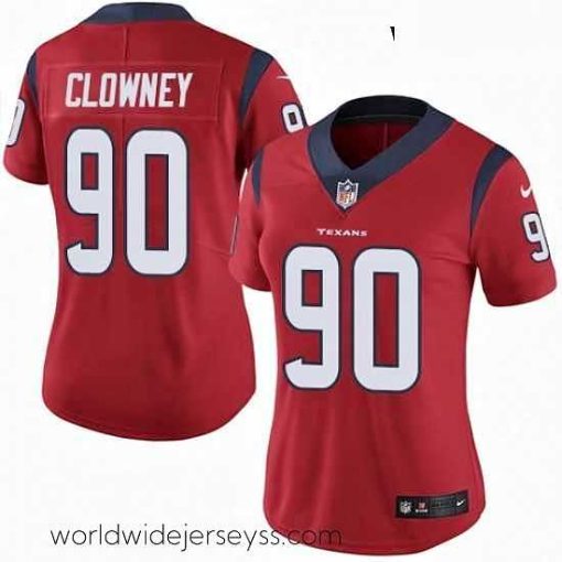 Exceptionally fashioned Womens Nike Houston Texans 90 Jadeveon Clowney Limited Red Alternate Vapor Untouchable NFL Jersey