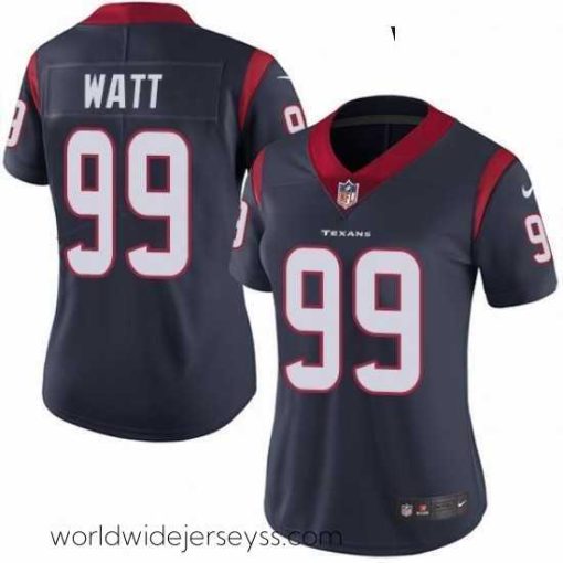 Finely crafted Womens Nike Houston Texans 99 JJ Watt Elite Navy Blue Team Color NFL Jersey