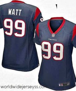 Superbly made Womens Nike Houston Texans 99 JJ Watt Game Navy Blue Team Color NFL Jersey