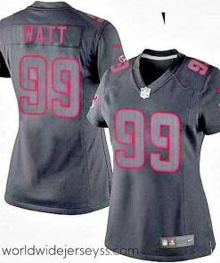Exceptionally fashioned Womens Nike Houston Texans 99 JJ Watt Limited Black Impact NFL Jersey