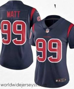 Superbly made Womens Nike Houston Texans 99 JJ Watt Limited Navy Blue Rush Vapor Untouchable NFL Jersey