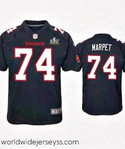 Exceptionally fashioned Ali Marpet Buccaneers Black Super Bowl Lv Game Fashion Jersey