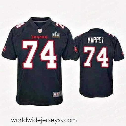 Exceptionally fashioned Ali Marpet Buccaneers Black Super Bowl Lv Game Fashion Jersey