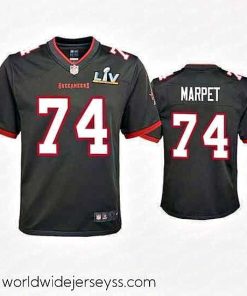 Exceptionally fashioned Ali Marpet Buccaneers Pewter Super Bowl Lv Game Jersey