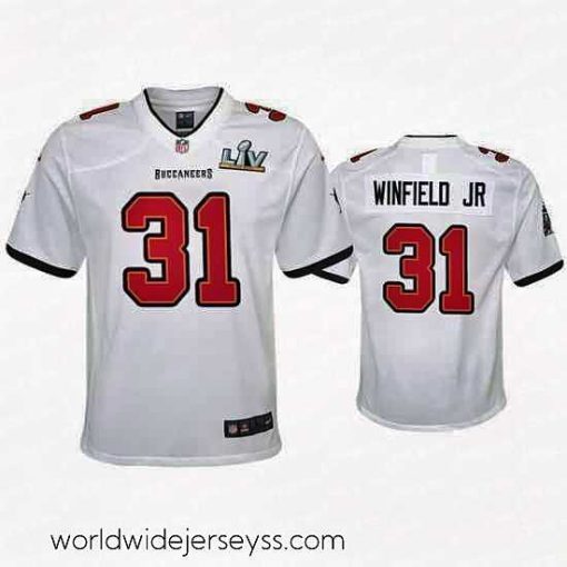 Finely crafted Antoine Winfield Jr. Buccaneers White Super Bowl Lv Game Jersey