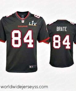 Exceptionally fashioned Cameron Brate Buccaneers Pewter Super Bowl Lv Game Jersey