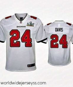 Exceptionally fashioned Carlton Davis Buccaneers White Super Bowl Lv Game Jersey