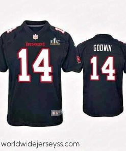 Exquisitely designed Chris Godwin Buccaneers Black Super Bowl Lv Game Fashion Jersey