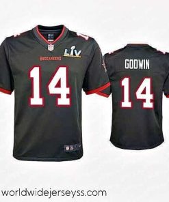 Exquisitely designed Chris Godwin Buccaneers Pewter Super Bowl Lv Game Jersey