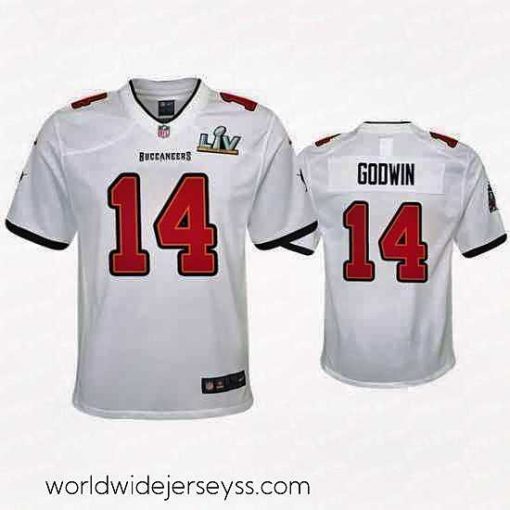 Marvelously styled Chris Godwin Buccaneers White Super Bowl Lv Game Jersey