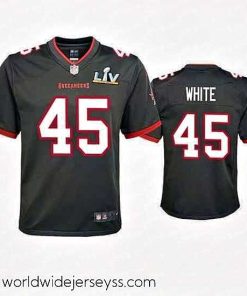 Exceptionally fashioned Devin White Buccaneers Pewter Super Bowl Lv Game Jersey