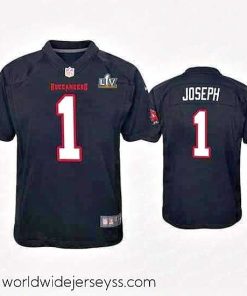 Marvelously styled Greg Joseph Buccaneers Black Super Bowl Lv Game Fashion Jersey