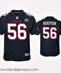 Finely crafted Hardy Nickerson Buccaneers Black Super Bowl Lv Game Fashion Jersey