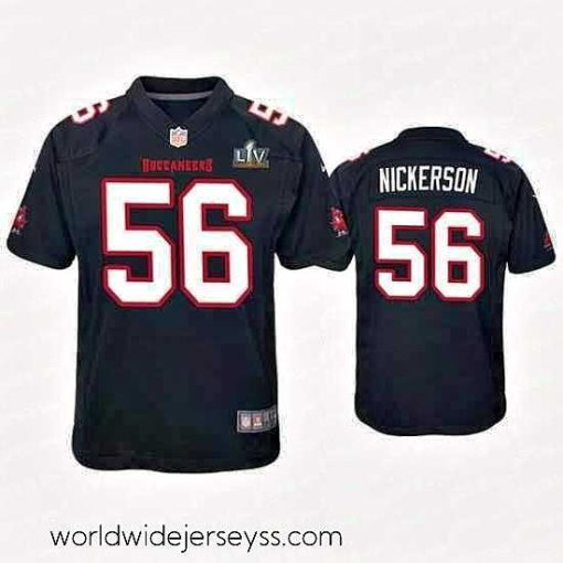 Finely crafted Hardy Nickerson Buccaneers Black Super Bowl Lv Game Fashion Jersey