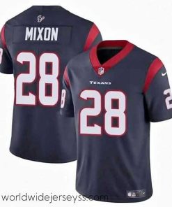 Exceptionally fashioned Houston Texans 28 Joe Mixon Navy Vapor Untouchable Limited Stitched Football Jersey