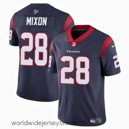 Exceptionally fashioned Houston Texans 28 Joe Mixon Navy Vapor Untouchable Limited Stitched Football Jersey