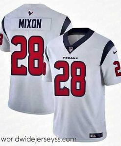 Marvelously styled Houston Texans 28 Joe Mixon White Vapor Untouchable Limited Stitched Football Jersey