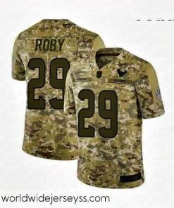 Superbly made Houston Texans 29 Bradley Roby Limited Camo 2018 Salute to Service Football Jersey