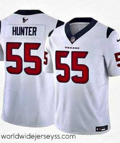 Superbly made Houston Texans 55 Danielle Hunter White 2024 F.U.S.E Vapor Untouchable Limited Stitched Football Jersey