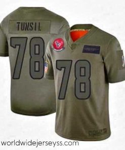 Finely crafted Houston Texans 78 Laremy Tunsil Limited Camo 2019 Salute to Service Football Jersey