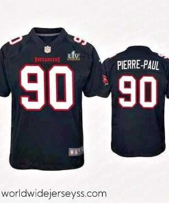 Finely crafted Jason Pierre Paul Buccaneers Black Super Bowl Lv Game Fashion Jersey