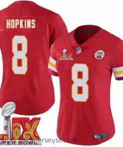 Exquisitely designed Kansas City Chiefs DeAndre Hopkins #8 Red 2024 2025 Super Bowl LIX F.U.S.E Stitched Jersey