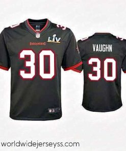 Exquisitely designed Ke'Shawn Vaughn Buccaneers Pewter Super Bowl Lv Game Jersey