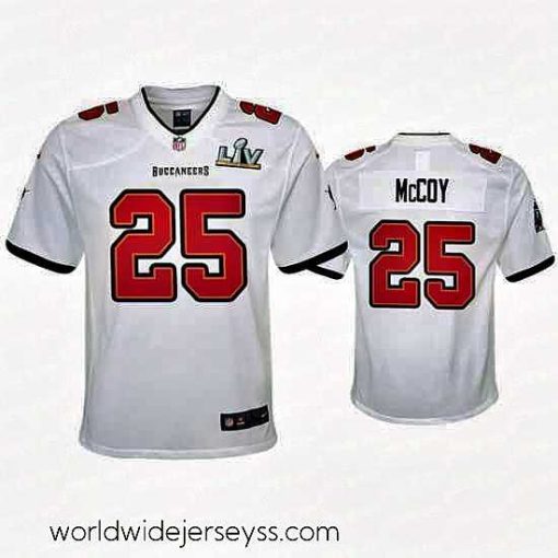 Marvelously styled Lesean Mccoy Buccaneers White Super Bowl Lv Game Jersey