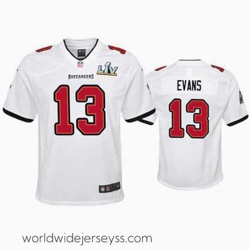 Exceptionally fashioned Mike Evans Buccaneers White Super Bowl Lv Game Jersey