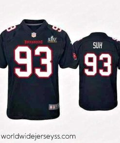 Finely crafted Ndamukong Suh Buccaneers Black Super Bowl Lv Game Fashion Jersey