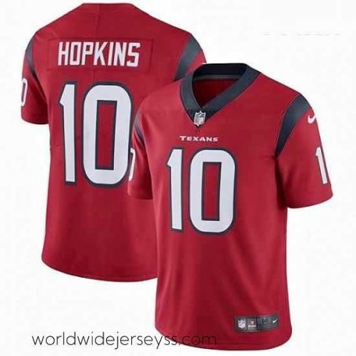 Exquisitely designed Nike Houston Texans 10 DeAndre Hopkins Elite Red Alternate NFL Jersey